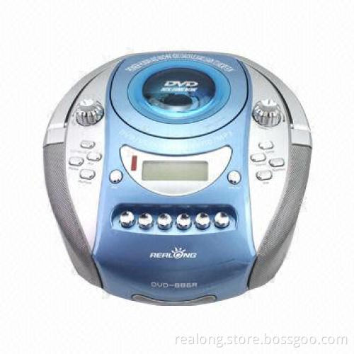 Portable DVD player with cassette and remote control
